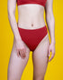 Treekini Bottom High Waist Women Bloodstone Red